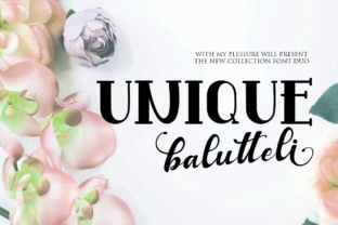 Balutteli Typeface for Modern Branding