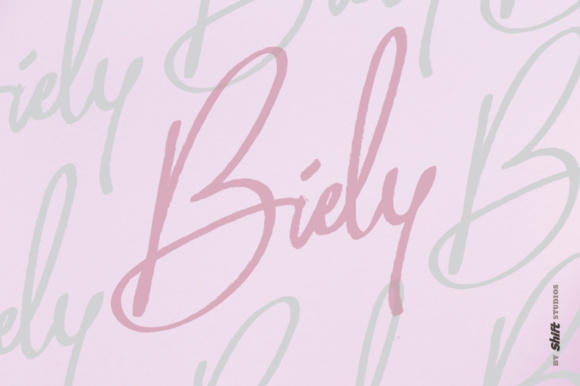 Biely: The Handwritten Typeface for Personable Branding