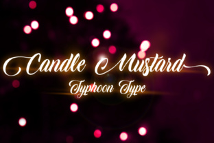 Candle Mustard: A Script Font for Editorial Design