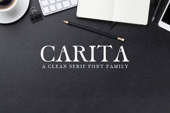 Carita Family: A Serif Typeface for Modern Editorial Design
