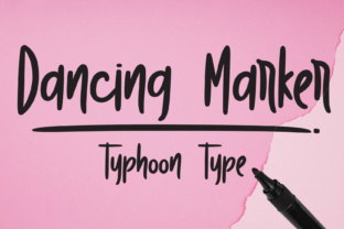 Dancing Marker Font for Authentic Branding