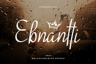 Ebnantti Script Font for Polished Branding