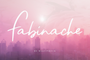 Fabinache: A Distinctive Script Handwritten Font for Editorial Design