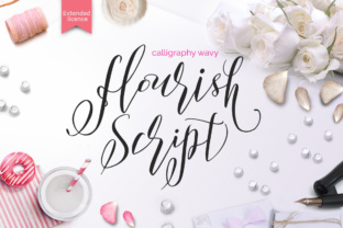 Flourish Script Font for Elegant Branding