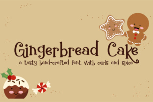 Gingerbread Cake Font for Modern Web Design