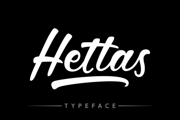 Hettas: A Retro Script Font for Bold Logos