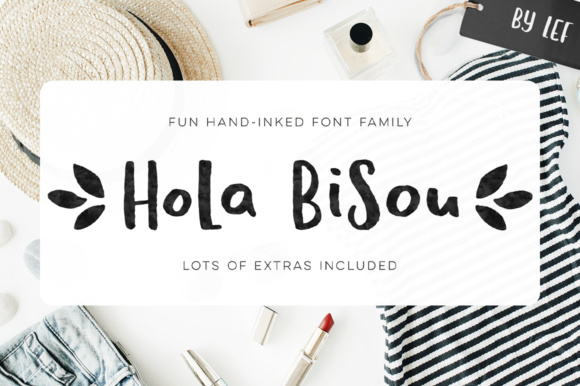Hola Bisou Family: A Quirky Script Typeface Review