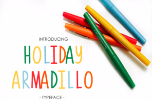 Holiday Armadillo: A Clean Sans Serif for Modern Design