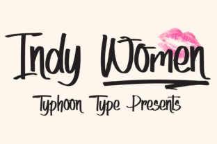 Indy Women Font for Editorial Design