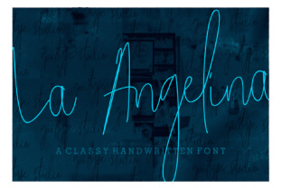 La Angelina Font: A Modern Script for Elegant Design