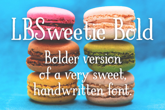 LBSweetie Bold Typeface for Makers