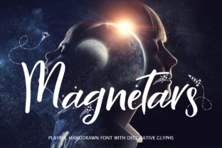 Magnetars: A Retro Chic Display Font for Editorial Design