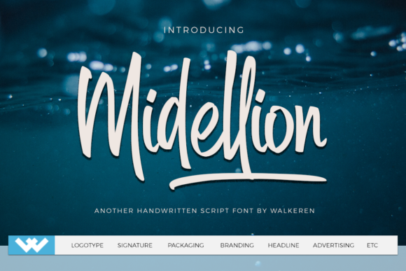 Midellion Typeface for Editorial Design