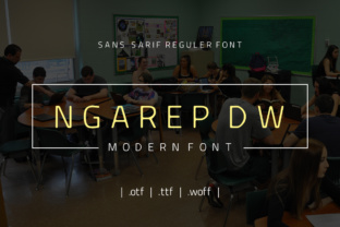 Ngarep DW Typeface for Modern Web Design