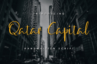 Qatar Capital: The Authentic Script Font for Editorial Design