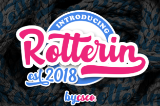 Rotterin Script: The Perfect Handwritten Font for Crafters