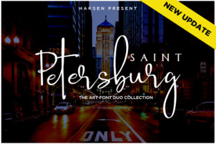 Saint Petersburg Duo: A Handwritten Typeface for Makers