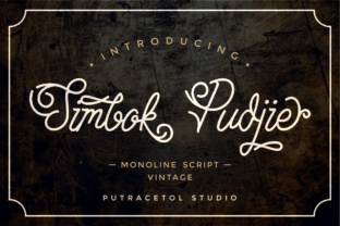 Simbok Pudjie Script: A Vintage Monoline Review