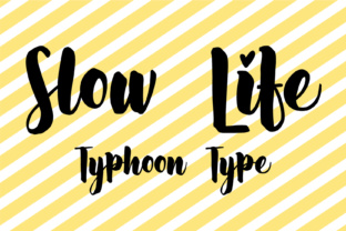 Slow Life Font: Bold Script for Campaign Impact