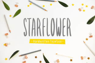 Starflower: A Handwritten Font for Small Business Branding