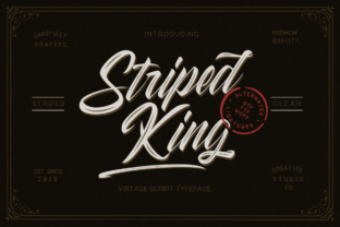 Striped King Typeface for Modern Web Design
