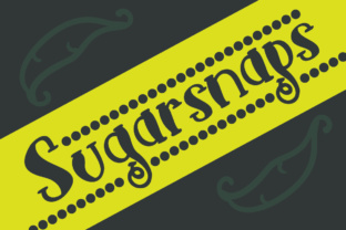 Sugarsnaps: A Playful Handwritten Font for Branding