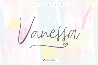 Vanessa: A Script Handwritten Font for Editorial Design