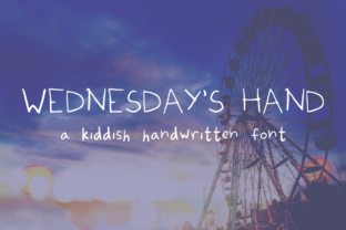 Wednesday: A Playful Script Font for Digital Design