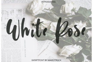 White Rose Font for Modern Web Design